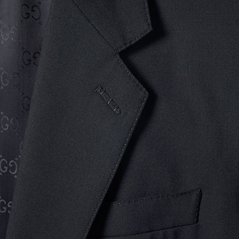 Wool suit - dark blue