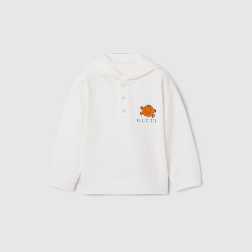 Baby cotton sweatshirt - off white