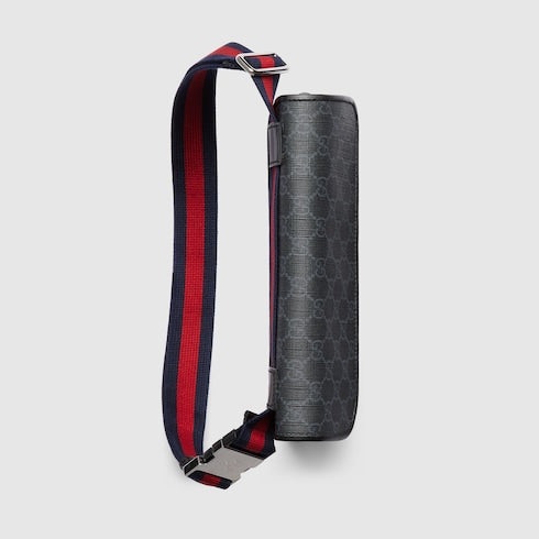 GG Black small belt bag - black GG Supreme