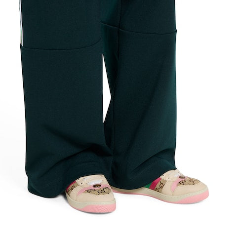 Women's Screener mule - camel and brown GG canvas