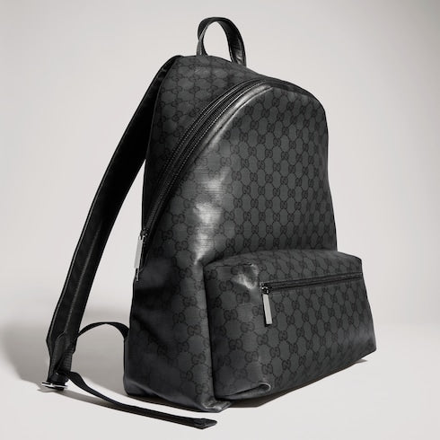 Gucci Essence Classic medium backpack - black GG canvas