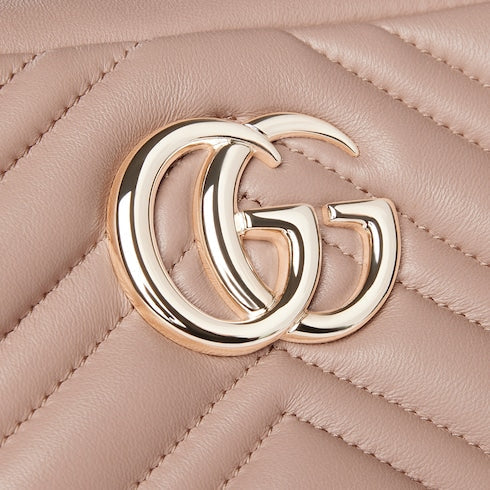GG Marmont small camera bag - pink beige leather