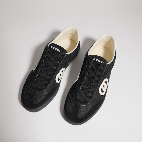 Men's G75 sneaker - black suede