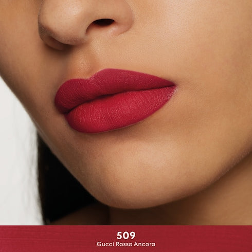 509 Gucci Rosso Ancora, Rouge à Lèvres Liquide Mat Lipstick - 509 Gucci Rosso Ancora