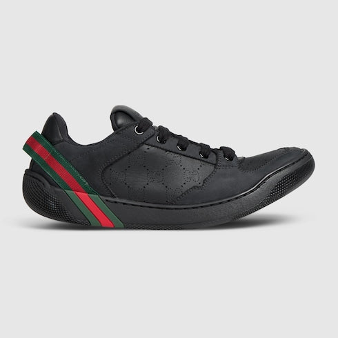 Women's Screener sneaker - black GG leather