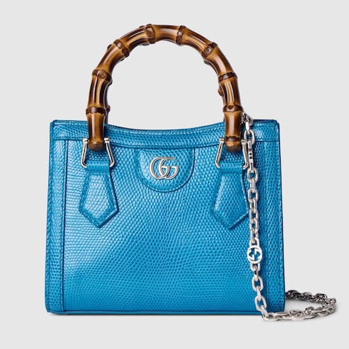 small tote bag - Gucci Diana lizard