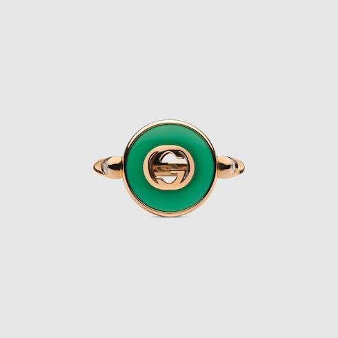 Gucci Interlocking 18k ring - 18k rose gold