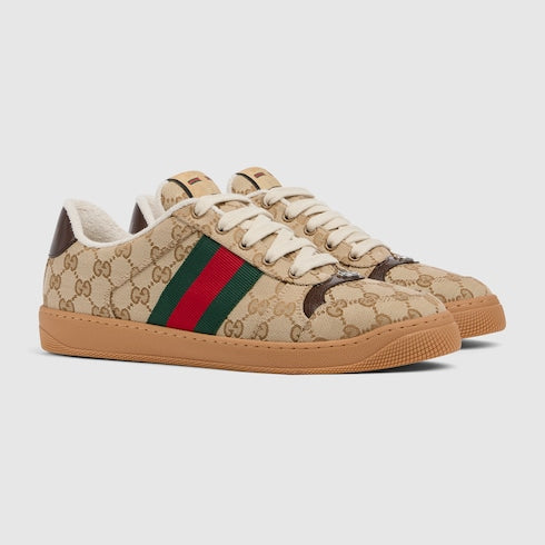 Men's Screener sneaker - sand GG canvas