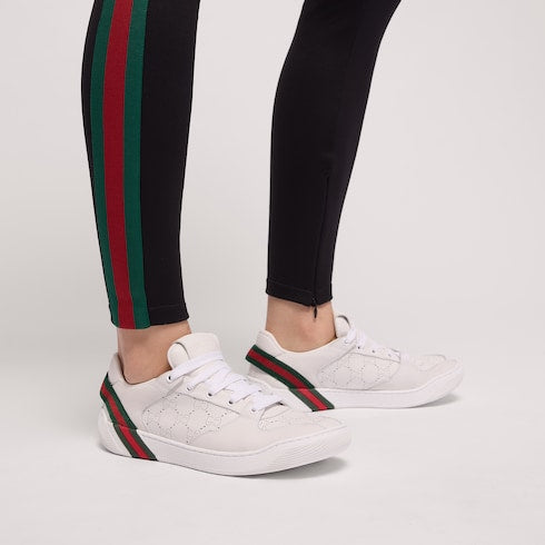 Women's Screener sneaker - white GG leather