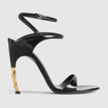 Women's Castello sandal - black leather