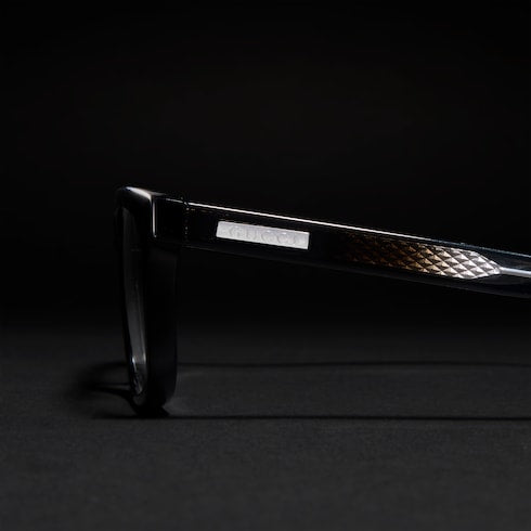 Rectangular optical frame - black