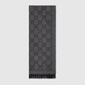 GG wool scarf - Grey