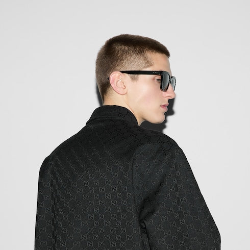GG canvas shirt - black