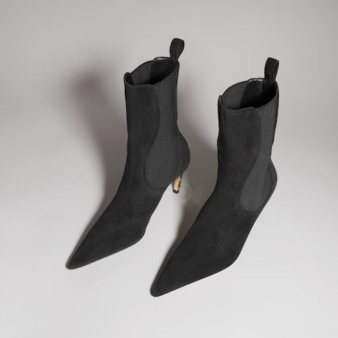 Women's Castello bootie - black suede