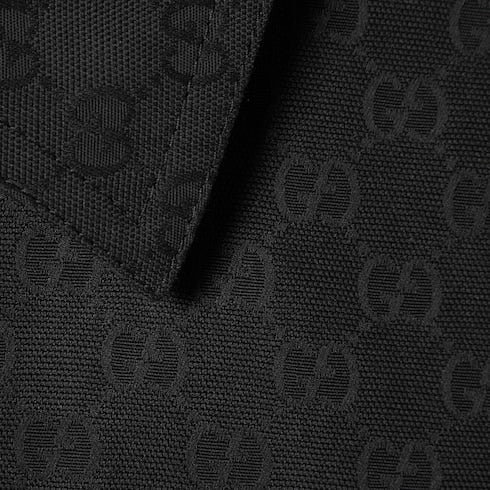 GG cotton canvas jacket - black