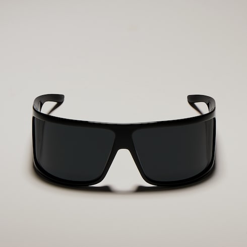 Mask frame sunglasses - black