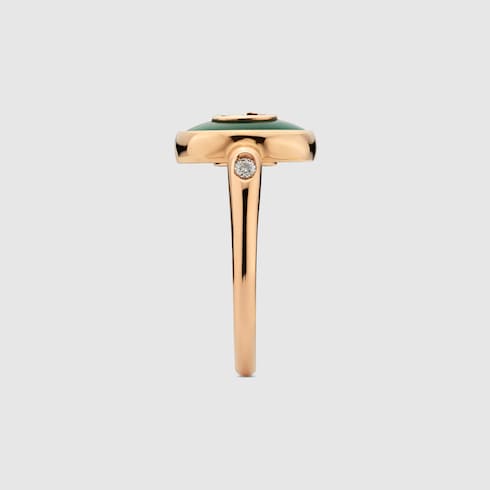 Gucci Interlocking 18k ring - 18k rose gold