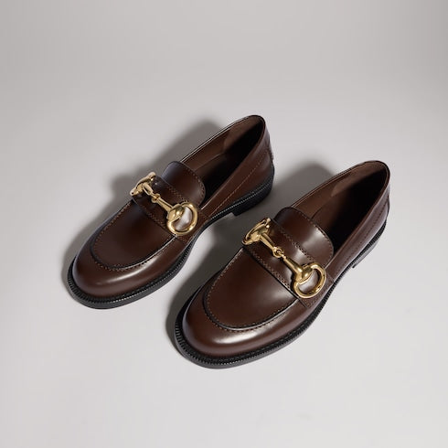 Women's Boulevard loafer - dark brown leather