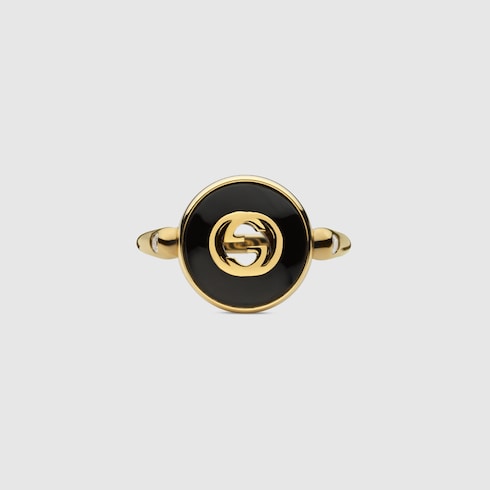 Gucci Interlocking 18k ring - 18k yellow gold