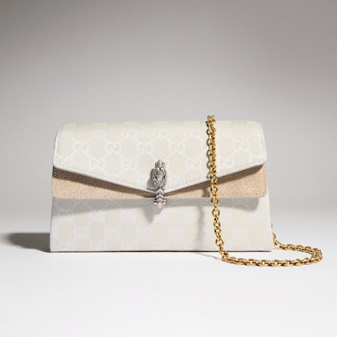 Dionysus small shoulder bag - ivory GG canvas