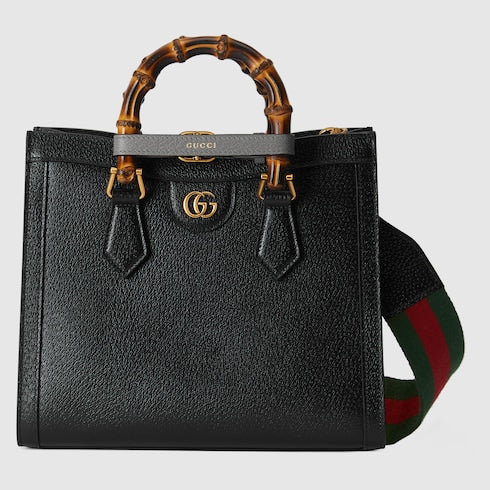 Gucci Diana medium tote bag - black leather