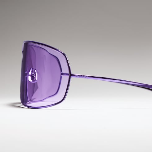 Mask frame sunglasses - purple