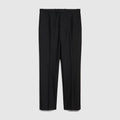 Wool pants with Gucci fil coupé - dark grey