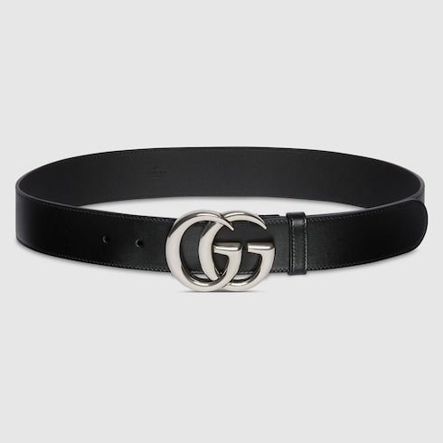 GG Marmont belt - black leather