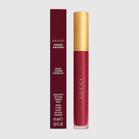 509 Gucci Rosso Ancora, Rouge à Lèvres Liquide Mat Lipstick - 509 Gucci Rosso Ancora
