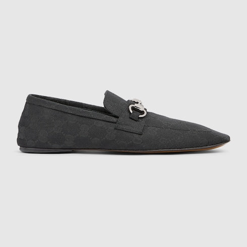 Women's Ragazzo loafer - black GG canvas