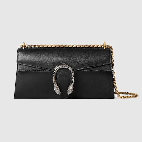 Dionysus medium shoulder bag - black leather
