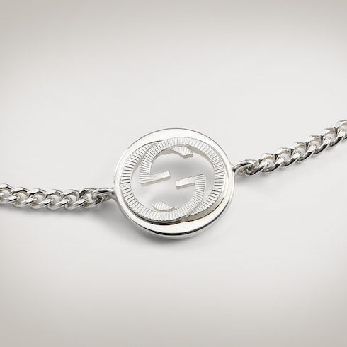 Gucci Interlocking charm bracelet - 925 sterling silver