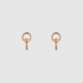 Gucci Horsebit diamond 18k stud earrings - 18k rose gold