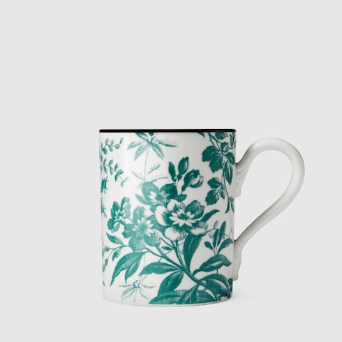Green Herbarium Butterfly Mug - Green