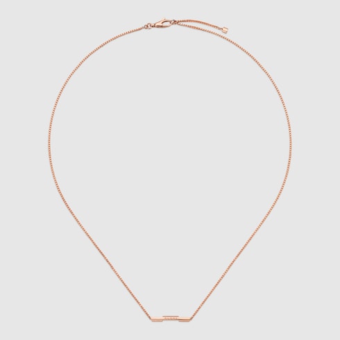 Gucci Link to Love 18k necklace - 18k rose gold