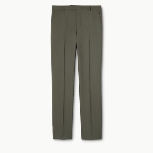 Light wool suit - green