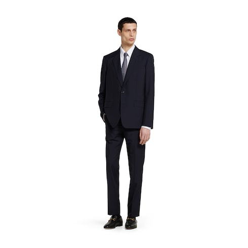 Wool suit - dark blue