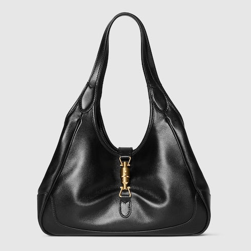 Mercato small tote bag - black leather