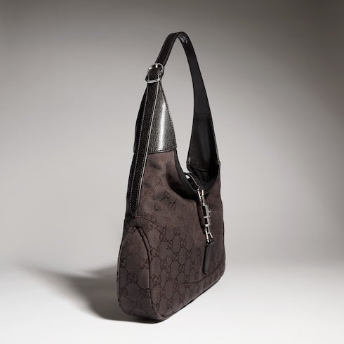 Gucci Jackie 1961 medium shoulder bag - brown GG canvas