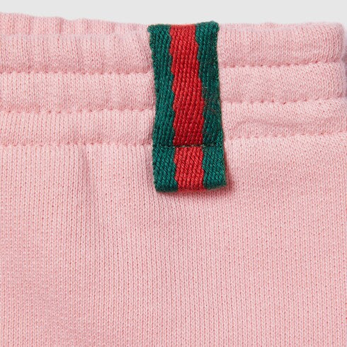 Baby cotton pants with Web - pink