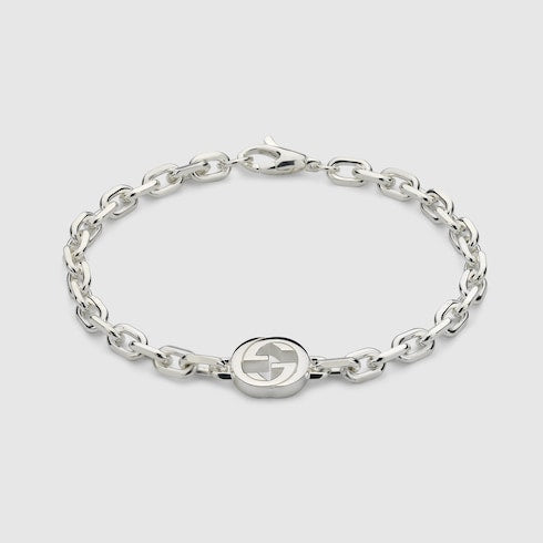Gucci Interlocking chain bracelet - 925 sterling silver