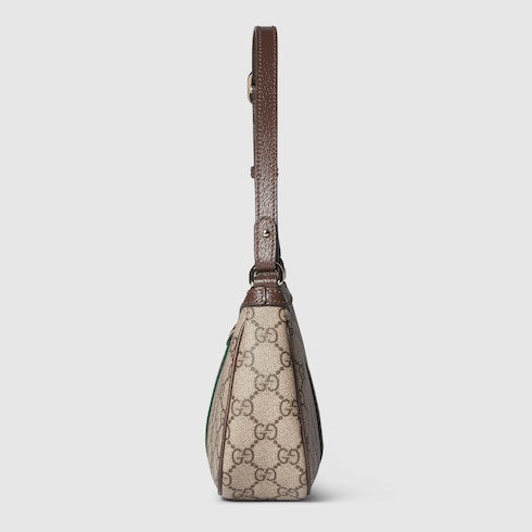 Ophidia small shoulder bag - beige and brown GG fabric