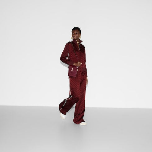 GG jacquard pant - Gucci Rosso Ancora