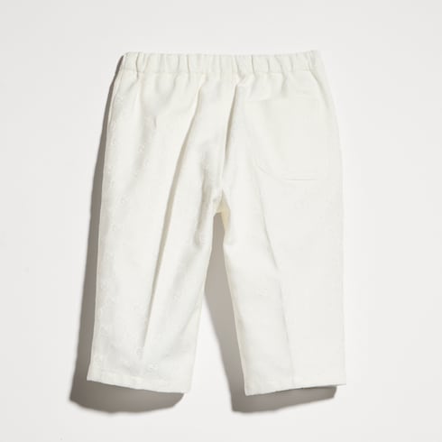 Baby GG canvas pants - off white