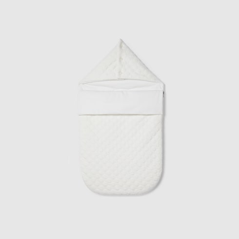 Baby GG jersey nest - white