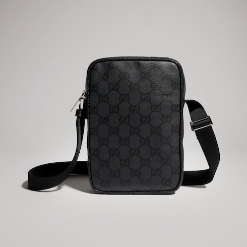 Gucci Essence Classic mini bag - black GG canvas