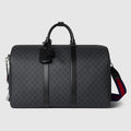 GG Black large duffle bag - black GG Supreme