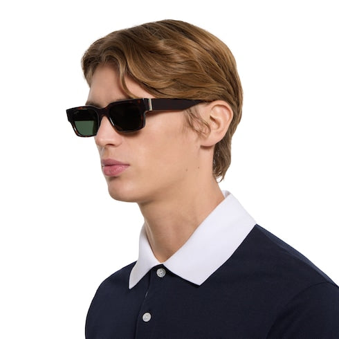 Rectangular frame sunglasses - dark brown tortoiseshell