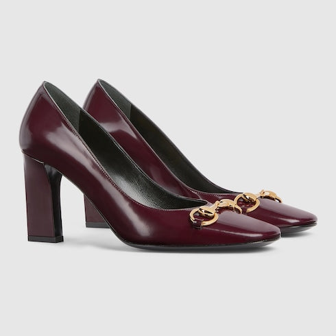 Women's Signora pump - dark burgundy leather