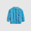 Baby nylon froissé jacket - light blue